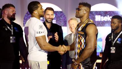 Francis Ngannou May be up to His Old Tricks Ahead of Anthony Joshua Fight