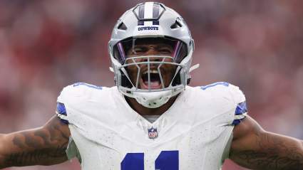 Cowboys Star Micah Parsons Sends 1-Word Message to Saquon Barkley
