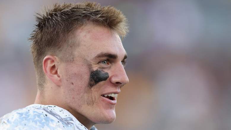 TEMPE, ARIZONA - NOVEMBER 18: Quarterback Bo Nix #10 of the Oregon Ducks looks on during the NCAAF game against the Arizona State Sun Devils at Mountain America Stadium on November 18, 2023 in Tempe, Arizona. (Photo by Christian Petersen/Getty Images)