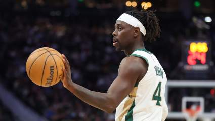 Videos Emerge of Jrue Holiday Practicing Before Celtics Game