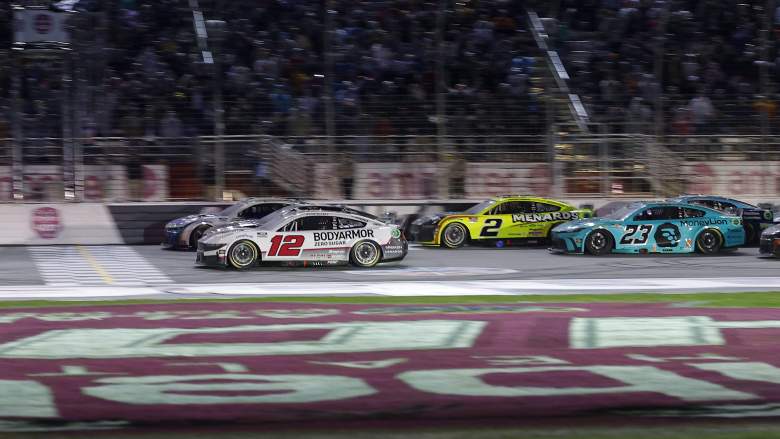 Photo finish! The NASCAR Cup Series Ambetter Health 400 at Atlanta Motor Speedway, February, 2024.