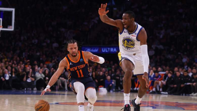 Knicks star Jalen Brunson against Warriors' Jonathan Kuminga