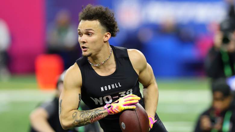 Michigan WR Roman Wilson caught the attention of the Steelers ahead of the 2024 draft.