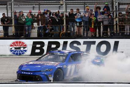 Denny Hamlin Masters Concrete Chaos at Bristol