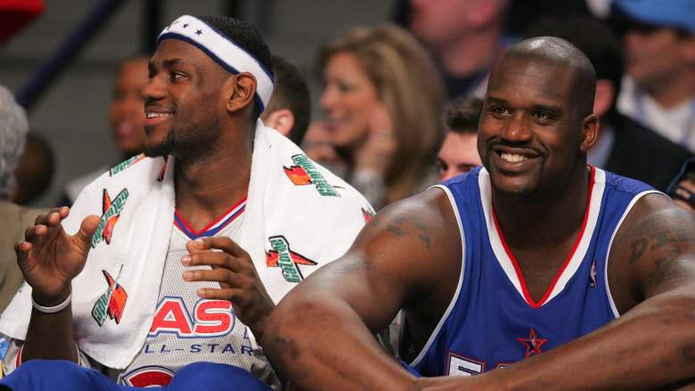 LeBron James. Shaquille O'Neal