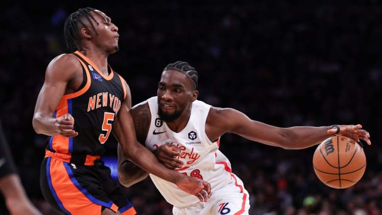 Knicks guard Shake Milton
