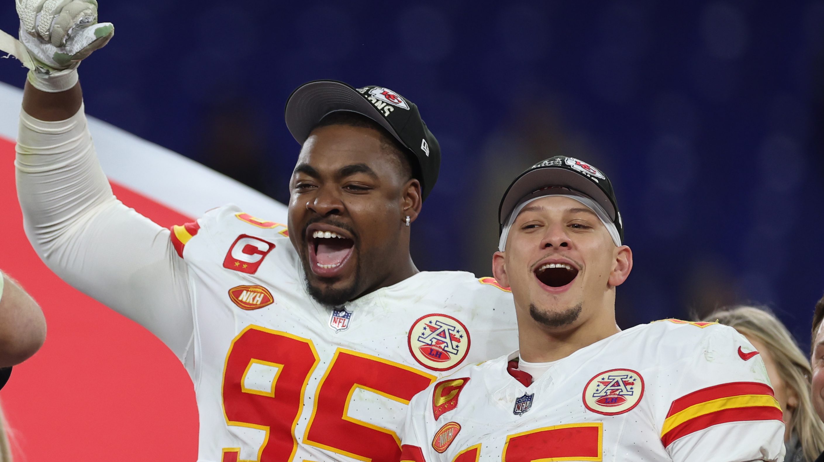 Patrick Mahomes Reacts to Chris Jones' New Contract With Chiefs