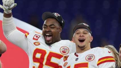 Patrick Mahomes Reacts to Chris Jones’ Record-Breaking Extension With Chiefs
