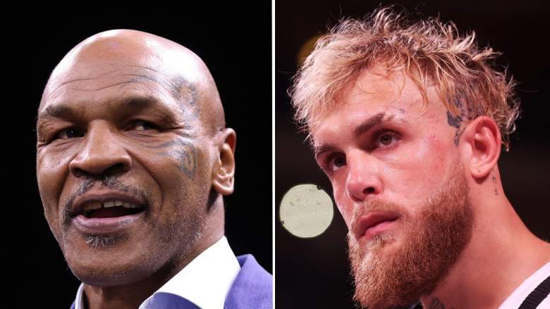 Mike Tyson and Jake Paul.