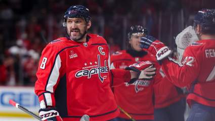 Alex Ovechkin Steals Goal From Teammate, Promises Fighting Red Wings