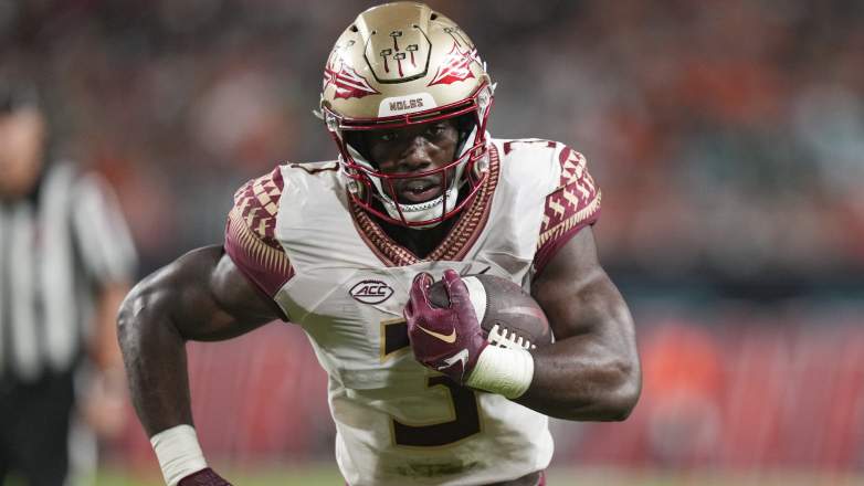 The Browns have met with Florida State RB Trey Benson ahead of the draft.