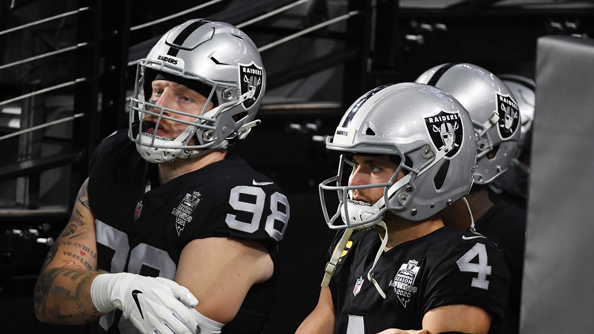 Derek Carr Jokes About Punching Raiders DE Maxx Crosby