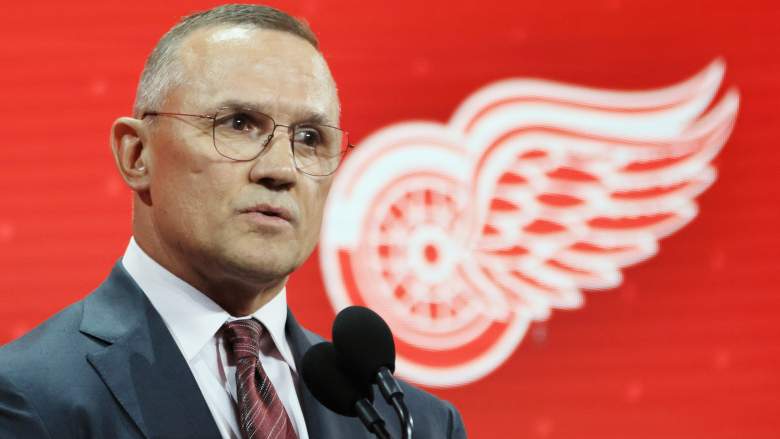 Steve Yzerman, General Manager of the Detroit Red Wings