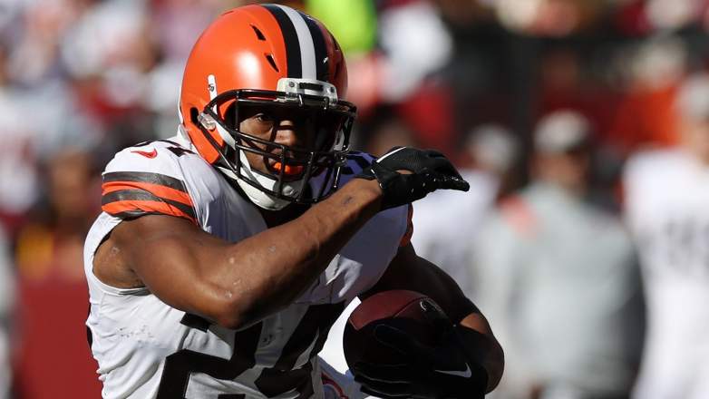 Keeping Browns RB Nick Chubb around was a priority for Cleveland.