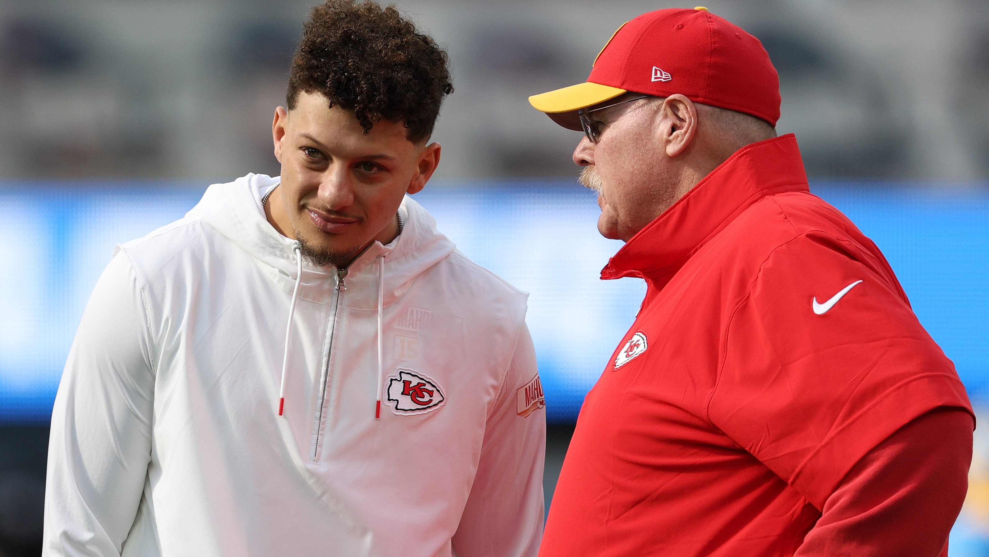 Patrick Mahomes' 1-Word Reaction To Andy Reid's Huge Extension