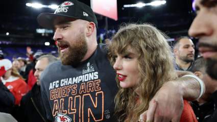 Taylor Swift Delivers Chiefs Vibes in New Photos With Travis Kelce