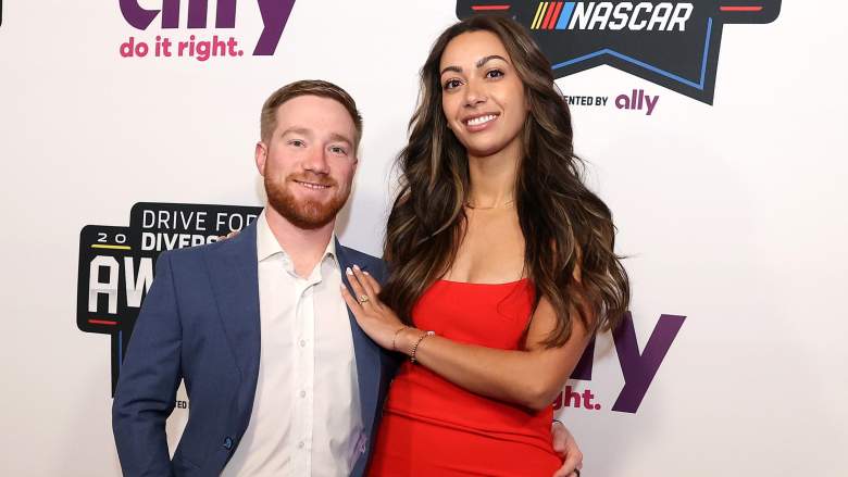 NASCAR Cup Series driver, Tyler Reddick and wife, Alexa De Leon