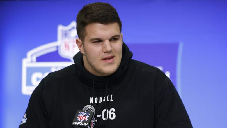 The Steelers hosted Duke offensive lineman Graham Barton for a pre-draft visit on April 16.