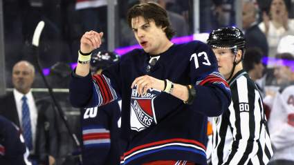 Rangers’ Matt Rempe Responds After 10-Player Melee With Devils