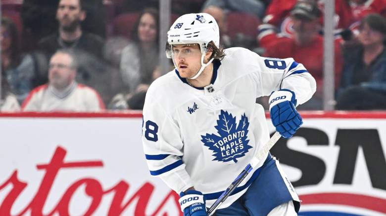 Toronto Maple Leafs' William Nylander has missed three first-round games