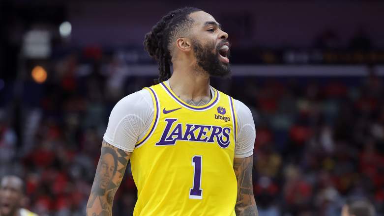 Lakers guard D'Angelo Russell broke out of his slump in Game 2.
