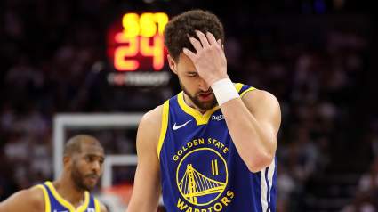 Klay Thompson’s Actions After Play-In Loss Hint Time With Warriors May Be Spent