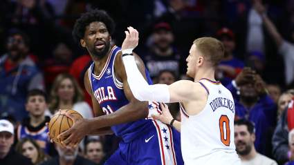 Knicks’ Donte DiVincenzo Takes 3-Word Shot at Joel Embiid for Controversial Foul