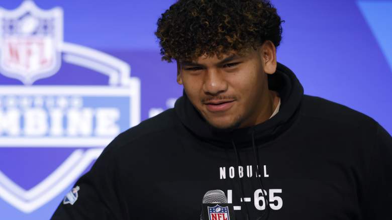 Chiefs predicted to select BYU LT Kingsley Suamataia in 2024 NFL Draft.