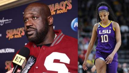 Shaq Reveals 3-Word Message to Angel Reese After WNBA Draft