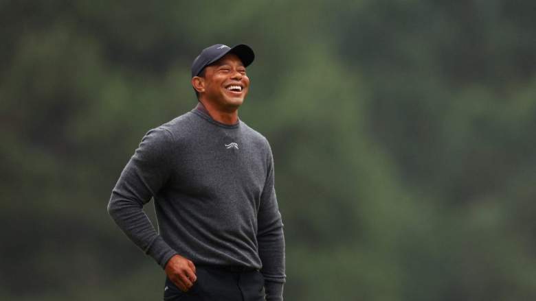 Tiger Woods at The Masters in 2024.