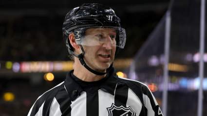 NHL Referee Hospitalized Injured After Scary In-Game Collision
