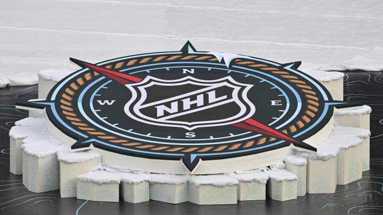 The NHL logo is displayed prior to a game. Will the NHL land in Utah?