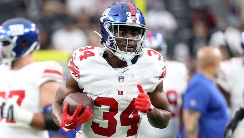 Giants waive running back Deon Jackson after announcing UDFA signings.