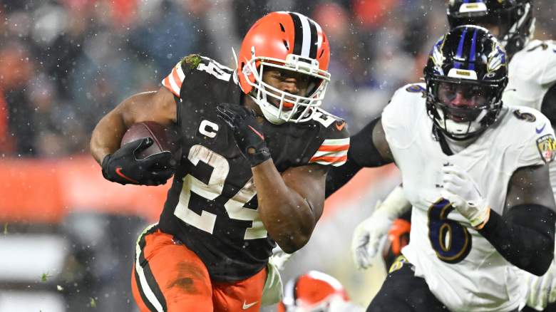 Browns running back Nick Chubb faces an uncertain future.