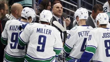 ‘I Just Let It Out’: Canucks Coach Fired Up After 4-Goal Comeback