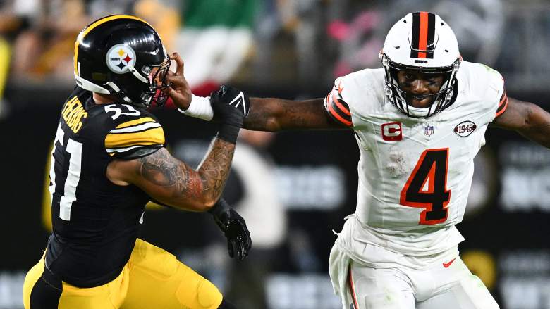 Browns QB Deshaun Watson feels like his team's rivalry with the Pittsburgh Steelers is one of the best in all of sports.