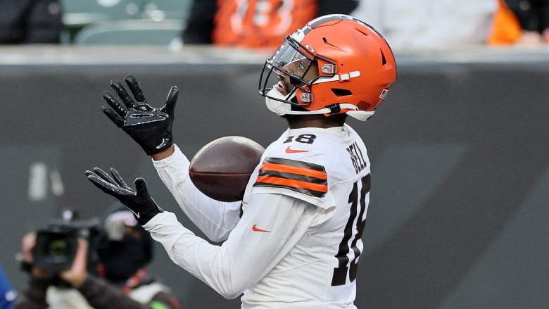 Browns receiver David Bell has been dubbed as a cut candidate.