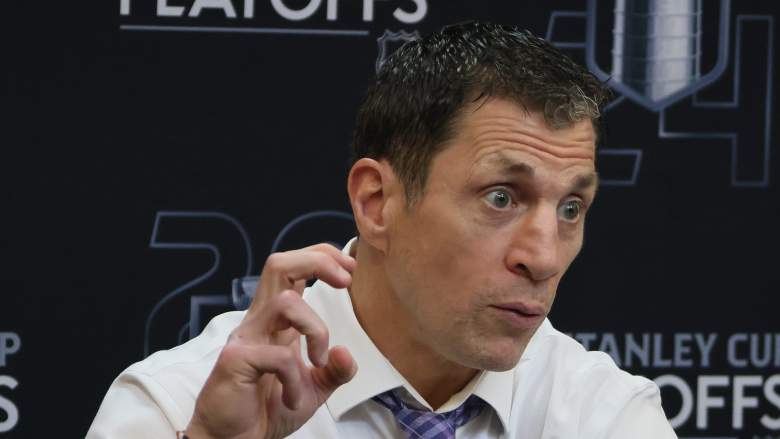 Carolina Hurricanes head coach Rod Brind'Amour didn't know if the officials should have made a penalty call.