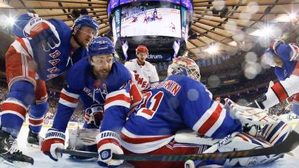 Chaos Erupts After Rangers’ Igor Shesterkin Takes Hit From Hurricanes