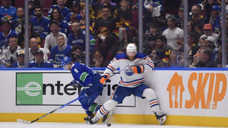 Conor Garland, Vancouver Canucks & Mattias Ekholm, Edmonton Oilers