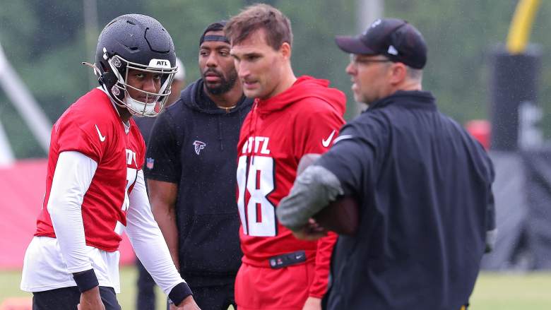 Kirk Cousins and Michael Penix Jr.