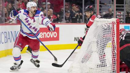 Kreider Has ‘Monster Third Period’ as Rangers Stun Hurricanes
