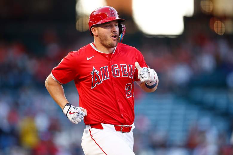 Los Angeles Angels center fielder Mike Trout.