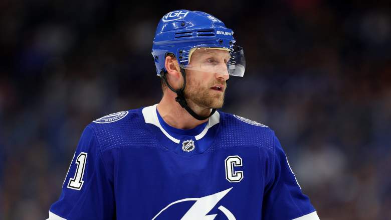 Steven Stamkos #91 of the Tampa Bay Lightning could sign with the Florida Panthers.