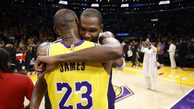 Suns' Kevin Durant and Lakers' LeBron James