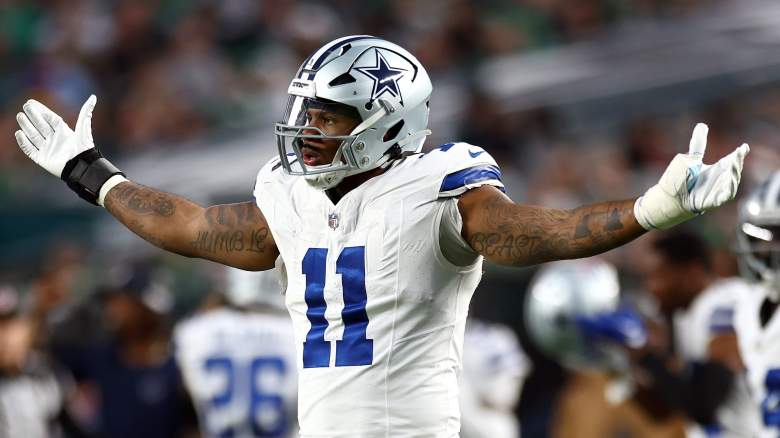 Cowboys star Micah Parsons is content as he waits out his contract situation.