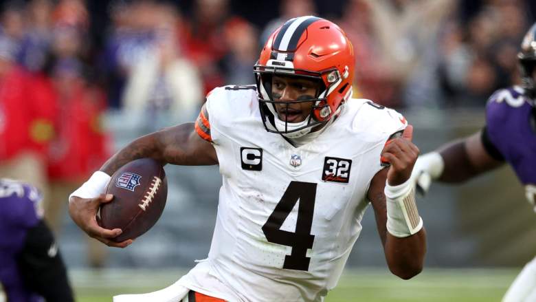 The Browns say quarterback Deshaun Watson is ahead of schedule in his rehab.