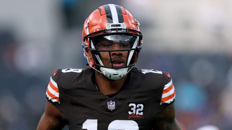 Browns receiver Cedric Tillman has stood out during offseason workouts in the absence of Jerry Jeudy and Amari Cooper.