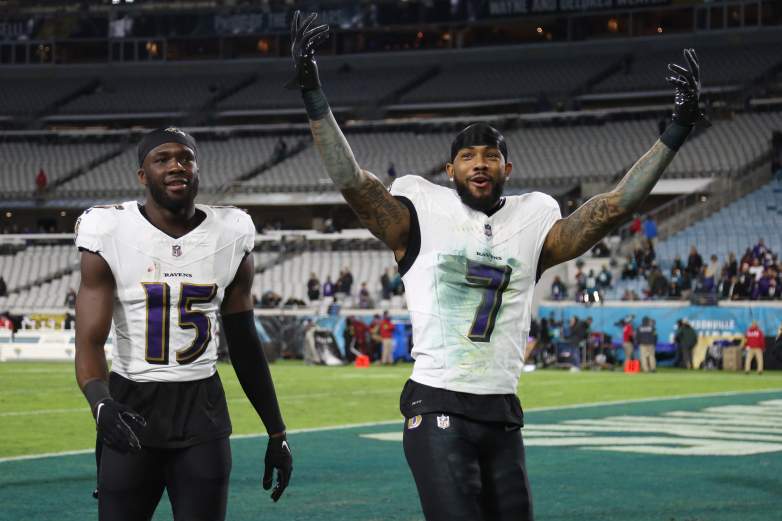 Nelson Agholor and Rashod Bateman
