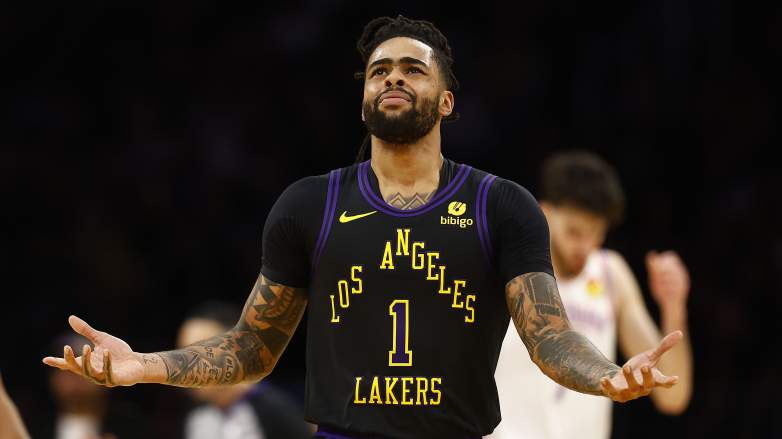 Lakers guard D'Angelo Russell